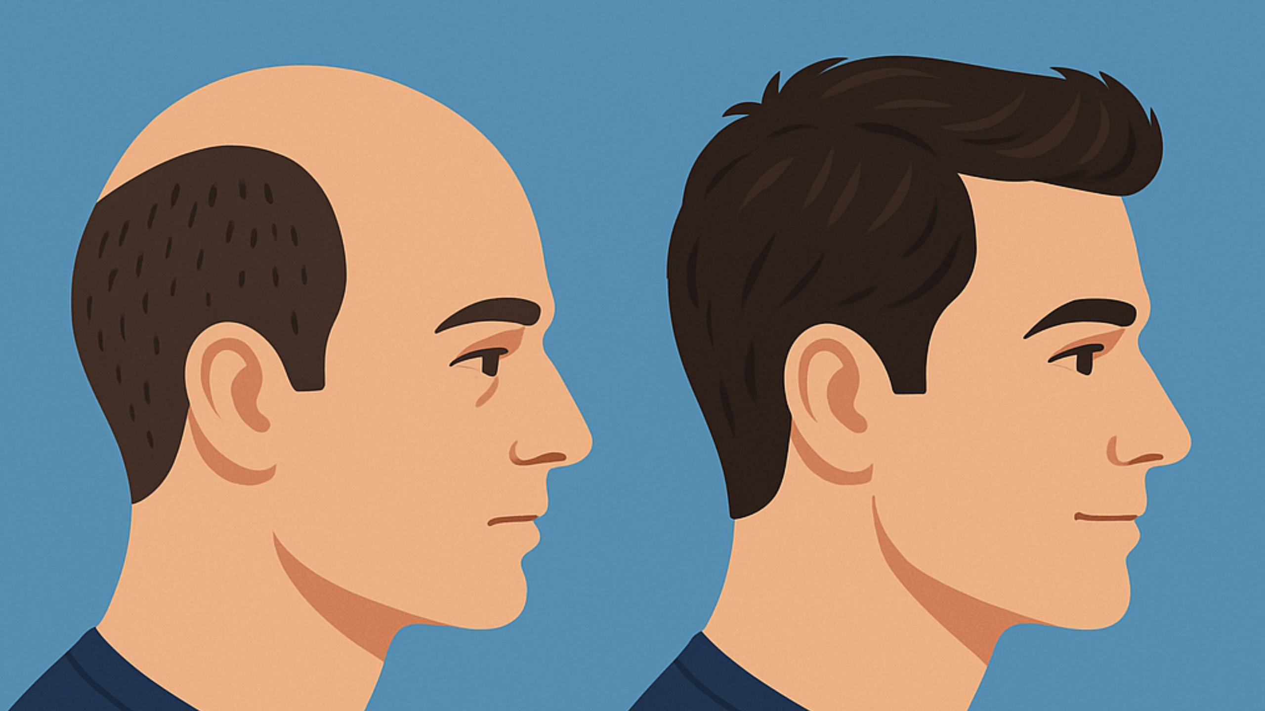 ¿Es permanente el trasplante de cabello?